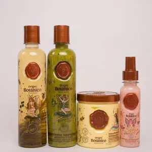 Origén Botánico Shampoo Rosemary + Treatment Avocado Plex + Hair Mask SOS & Heat Protector Set for Hair Care
