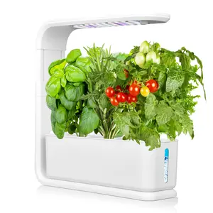 TerraSol 3-Pod Smart Indoor Garden Hydroponic Growing System with LED Grow Light – Countertop Herb Garden Kit for Kitchen – Automatic Water Circulation Indoor Planter for Herbs, Vegetables & Flowers
