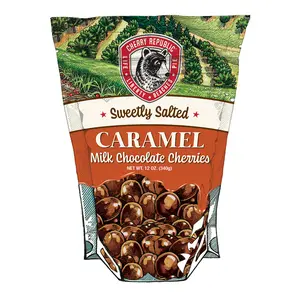 Milk Chocolate Sweetly Salted Caramel Cherries 12oz