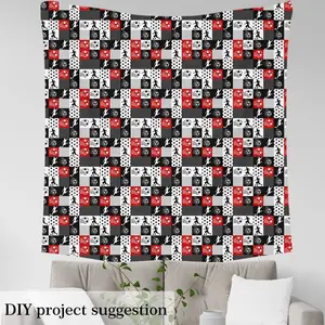 Soccer Ball Game Fabric By The Yard,2 Yards,Football Sports Waterproof Fabric,Sports Theme Upholstery Fabric for Chairs,Hexagonal DIY Fabric