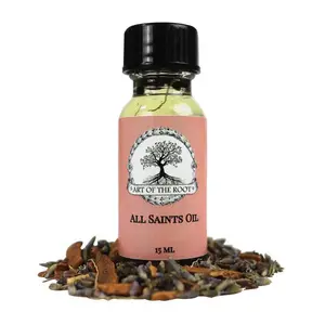 All Saints Oil For Blessings Success, Healing & Well-Being, Essential Oils & Herbs Aromatherapy Blend | Art Of The Root