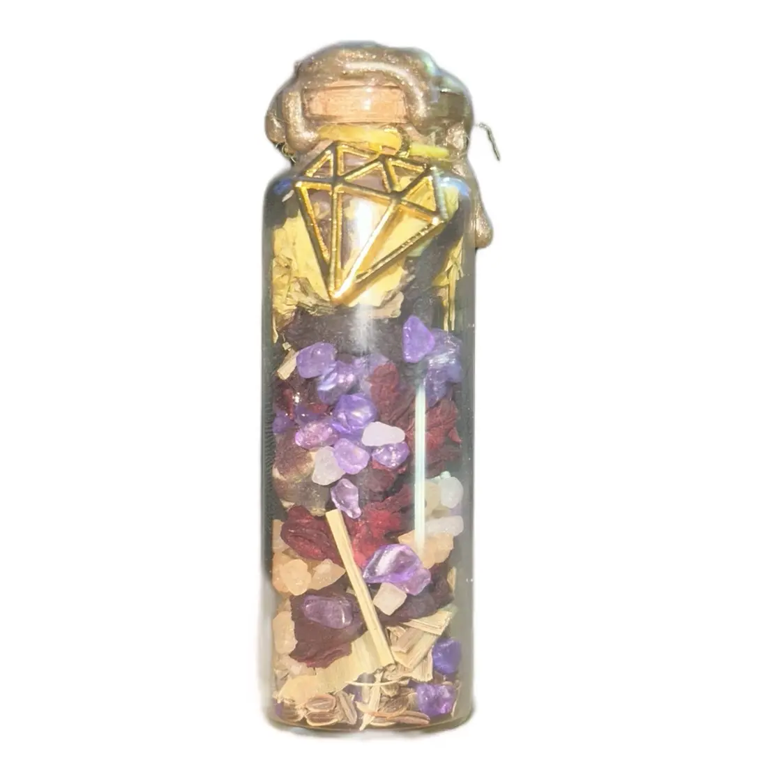Manifest Money Abundance Spell Jar Crystals