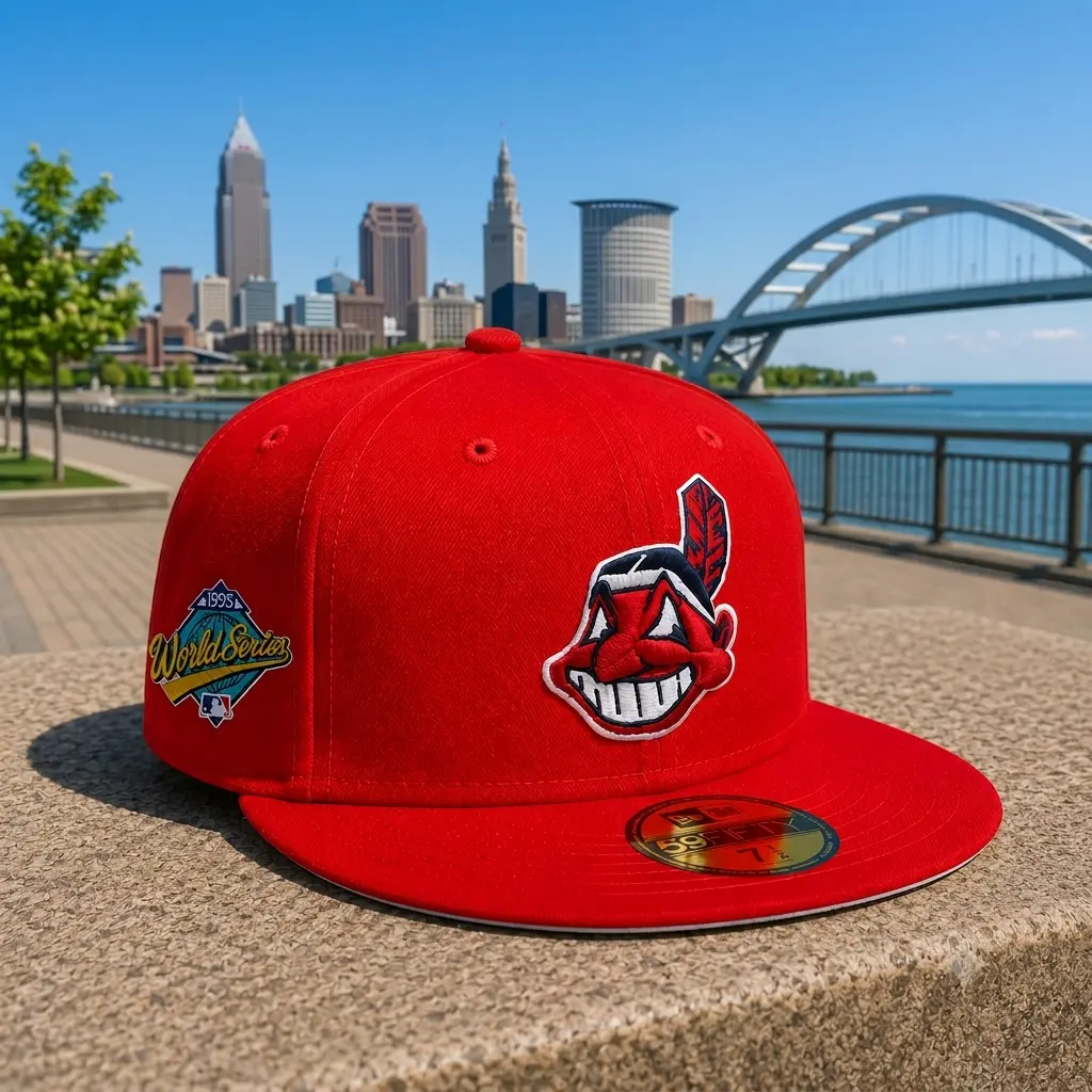 New Cleveland Indians Embroidery Baseball Era Hat 59FIFTY