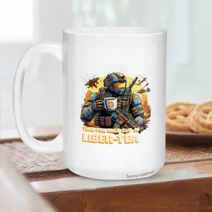 Mug  Helldivers 2 Time for Nice Cup Of Liber-Tea