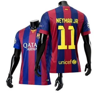 1415 Neymar #11 Home Football Short Sleeve Jersey Champions League