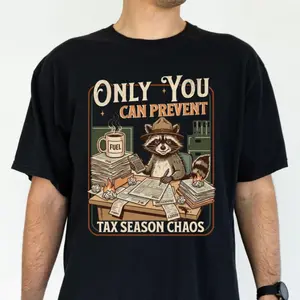 Tax accountant t-shirt, funny tax season t-shirt, CPA panda t-shirt, accounting graduation gift, tax preparer t-shirt, funny busy season, unisex t-shirt