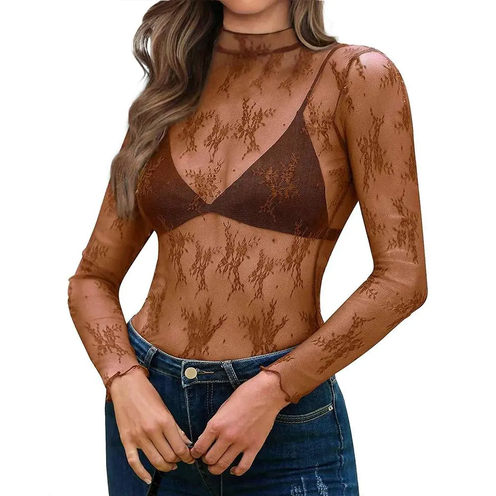 Sexy Women Mesh T-Shirts Transparent Lace Blouse Long Sleeve See Through Tops For Women Bottoming Shirt Sheer Tees Body Crop Top - TikTok Shop Sexy Women Mesh T-Shirts Transparent Lace Blouse Long Sleeve See Through Tops For Women Bottoming Shirt Sheer Tees Body Crop Top - TikTok Shop