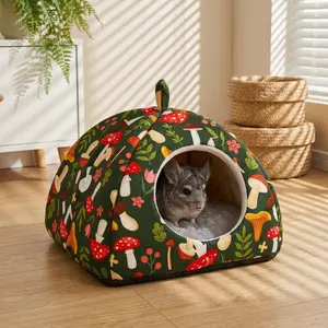Guinea Pig Hideaways Cathay Dragon Cat Beds Hamster Nests Door Curtains Tunnels Hideaways Guinea Pig Houses Comfortable Rabbit Cages Suitable for Small Animal Enclosures Pet Mole Enclosures Rabbits Mini Lop Rabbits and Pet Playhouses