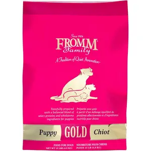 Fromm Gold Puppy Food – Chicken Recipe for Healthy Growth, 15 lb