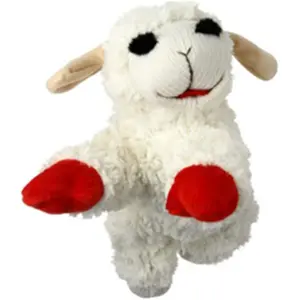 Multipet International Mini Lamb Chop Dog Toy - Cream, 6 in. Multipet International Mini Lamb Chop Dog Toy - Cream, 6 in.