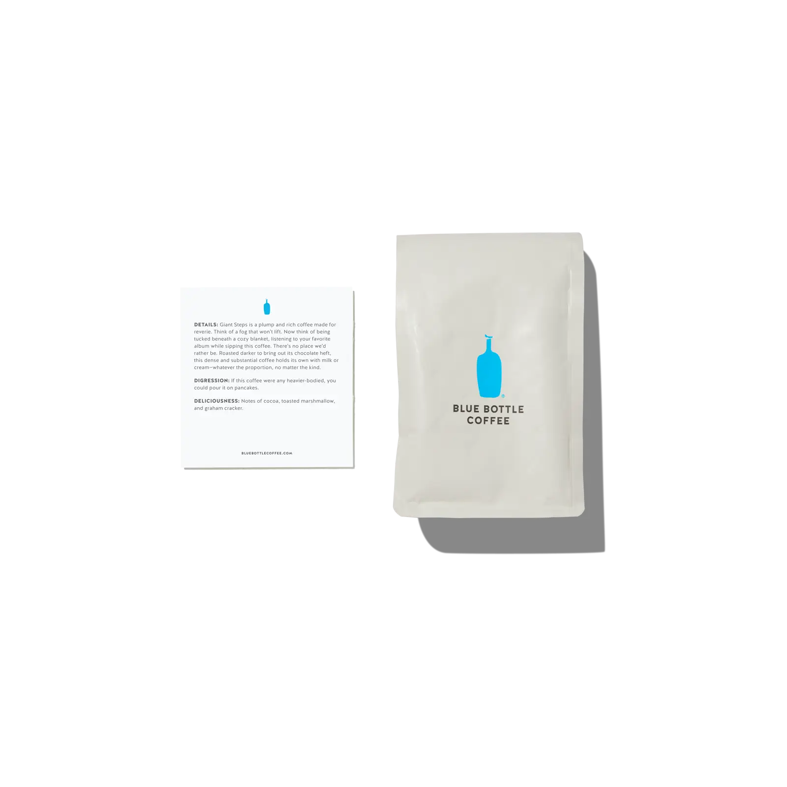 Blue Bottle Coffee Giant Steps - Organic Dark Roast Coffee, Cocoa Depth, Sweet Caramelization, Small Batch Roasting