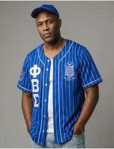 Phi Beta Sigma Baseball Jersey Blue