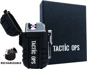Rechargeable windproof & waterproof lighter (BLACK) Rechargeable windproof & waterproof lighter (BLACK)