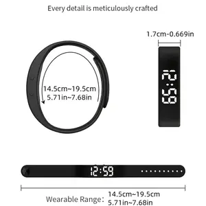 FASSUN Wearable Sports Fitness Smartwatch - Raise to Wake, Running Step Tracking, Calorie Monitoring, Alarm, Sleep Tracking, Wireless-Free Operation, Minimalist Outdoor Timepiece for Hiking, Camping, Christmas Gift