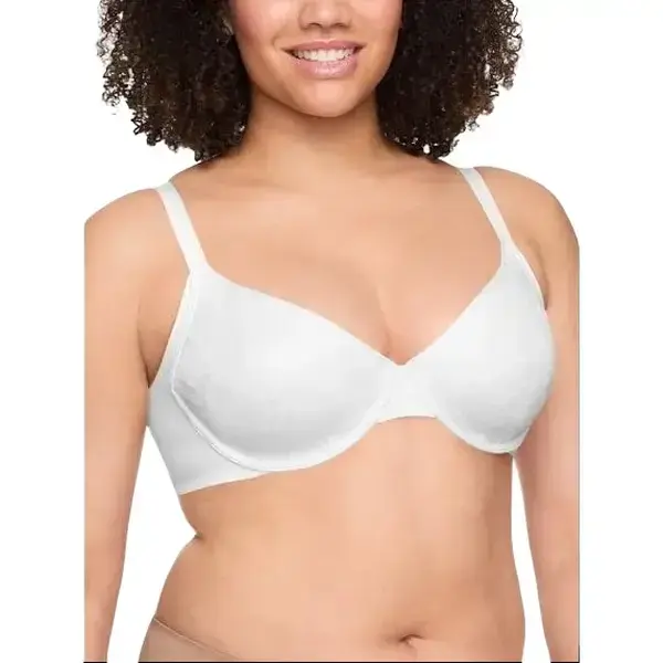 Warners Blissful Underwire Unlined Cups - Underarm-Smoothing T-Shirt Bra Size 40D
