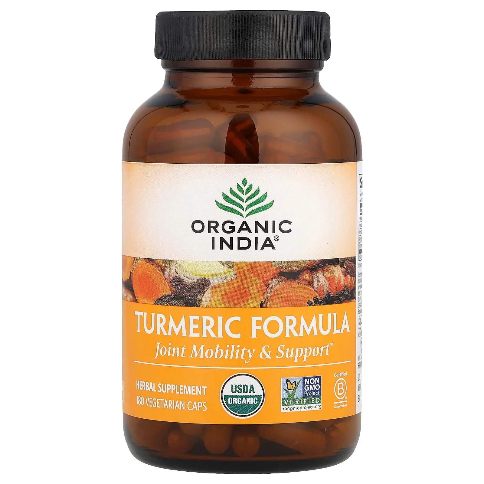 Organic India Turmeric Formula, 180 Vegetarian Caps