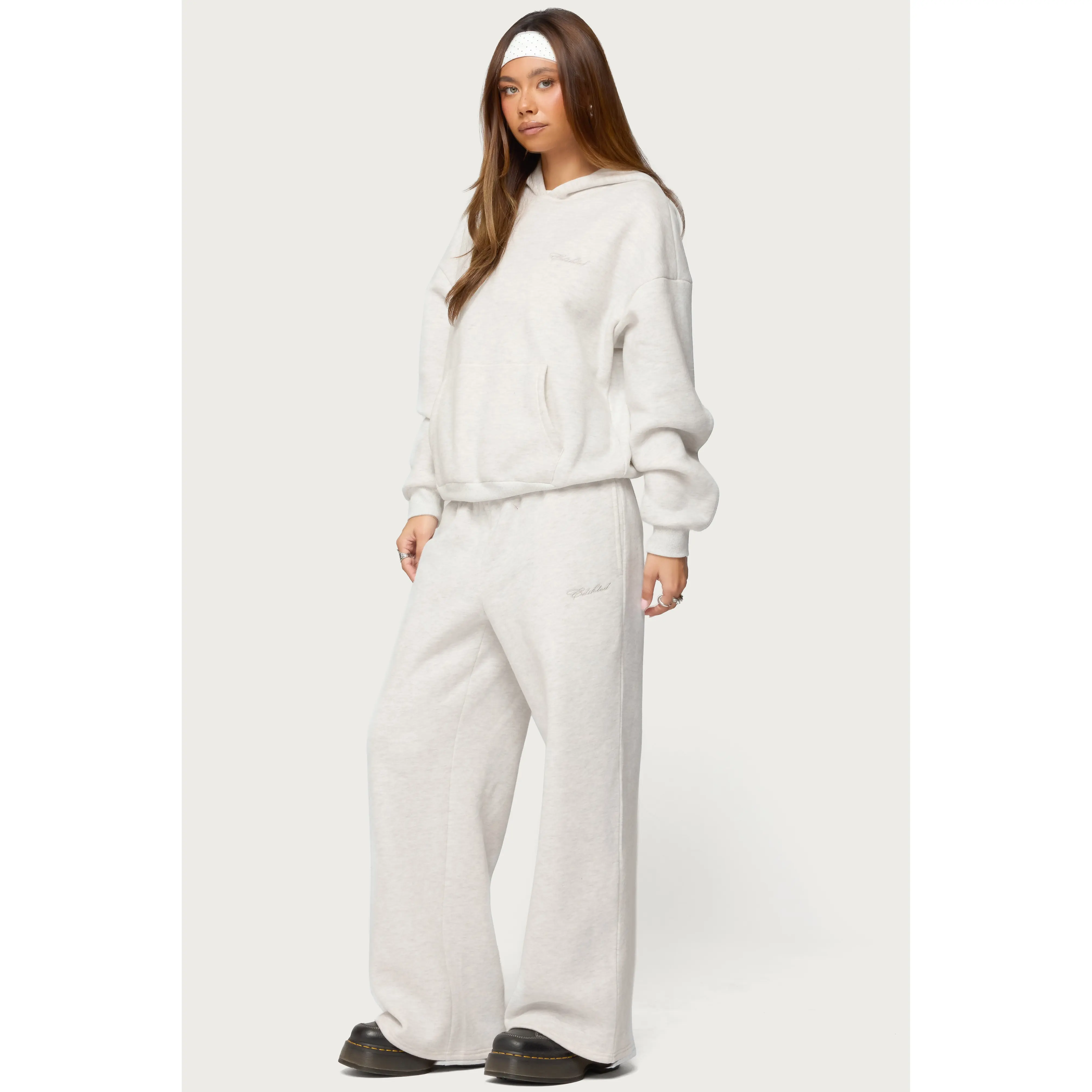 Basic Girl Wide Leg Edikted Sweatpants Basic Girl Wide Leg Edikted Sweatpants