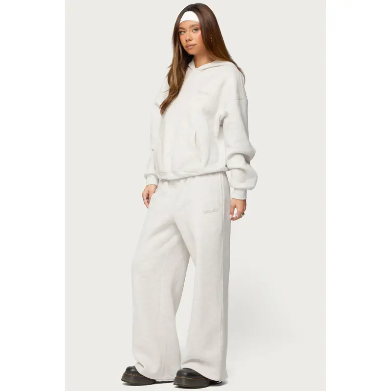 Basic Girl Wide Leg Edikted Sweatpants