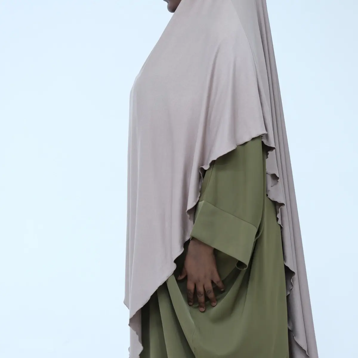 Cotton jersey khimar Cotton jersey khimar