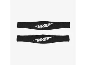 We Ball Sports Skinny Bicep Bands (Black, 2-Pack) Training Equipment Workout Accessories Stretching Gear