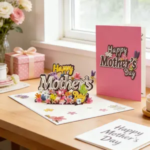 3D Pop Up Holiday Greeting Card for Family and Couples – Perfect Gift for Mother’s Day, Father’s Day, Valentine’s Day and Special Occasions
