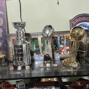 American Football Trophy Replica（Note The Team Name When Placing Your Order）, Dream Soccer Trophy, Perfect Fan Gift
