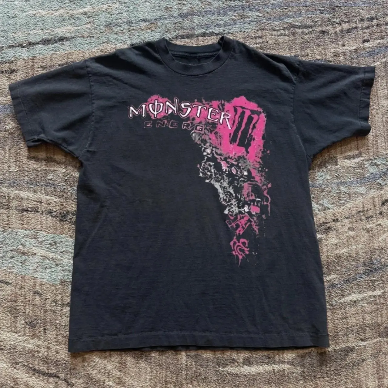 Monster Energy cotton graphic Baby Tee, Gift For Her, Gift Ideas