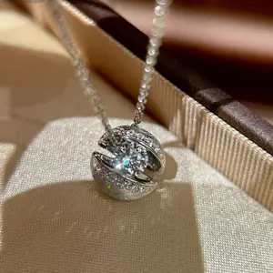 Women's New Floating Planet Statement Necklace - Elegant, Luxurious High-End Unique Design Simple Versatile Fashionable Collarbone Chain, Statement Necklaces