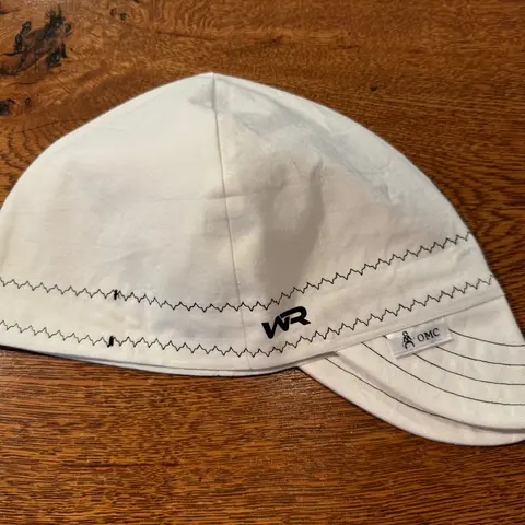 White Welding Cap