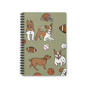 Sporty Dog Spiral Notebook