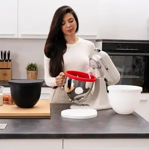 Food-Grade Silicone Inner Liner for Kitchen Appliances, Compatible with Mixaid Kitchen & Kitchenaid Incline Head 5 Quart Stand Mixer Bowl