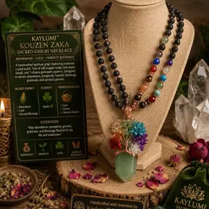 KAYLUMI KOUZEN ZAKA SACRED GRIGRI NECKLACE  Abundance • Luck • Harvest Blessings • Prosperity