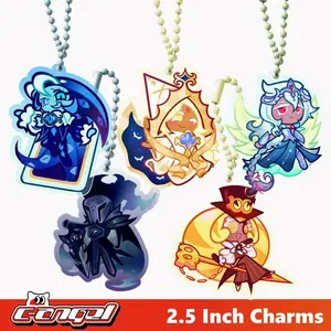 Cookie Run  Colored Acrylic Keychains Gifts for fans