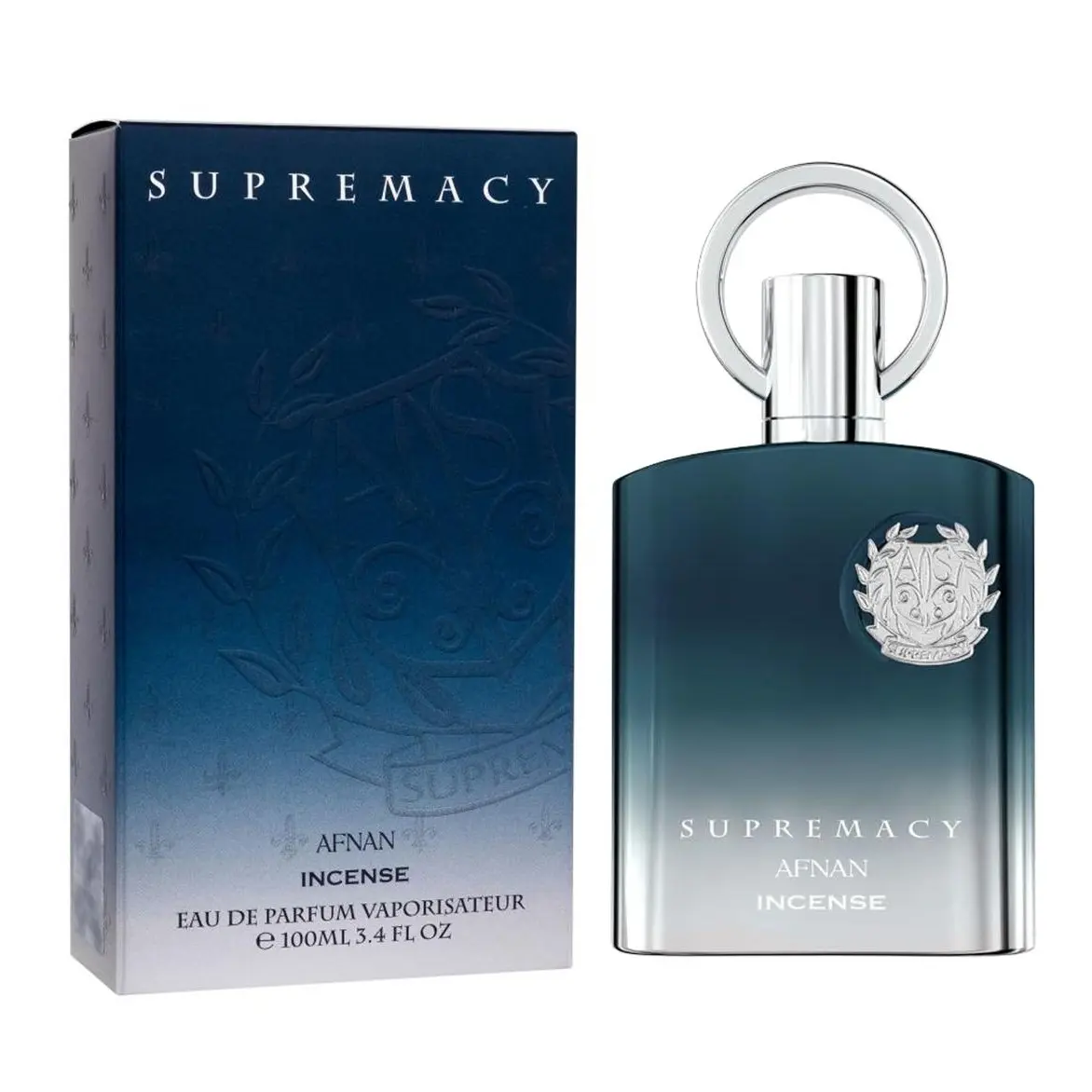 Afnan Supremacy Incense for Men Eau de Parfum Spray, 3.4 Ounce