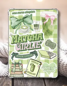 Matcha Girlie Kindle E-Reader Case Insert