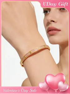 Elegant Women's High Quality Bracelet with Artificial Zirconia Inlay, Classic Simple Design, Perfect for Daily Wear & Gifts, Cubic Zirconia Bracelet