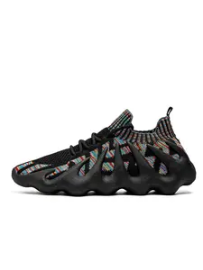 Men's Octopus Sole Sock Shoes, Breathable Flyknit Slip-On Sneakers, Lightweight Casual Running Shoes for Outdoor/workout