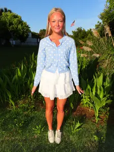 White Ruffle Skirt