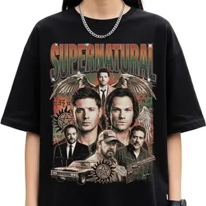 Supernatural Winchester Family Business Tee - Cotton Fit Graphic T-Shirt