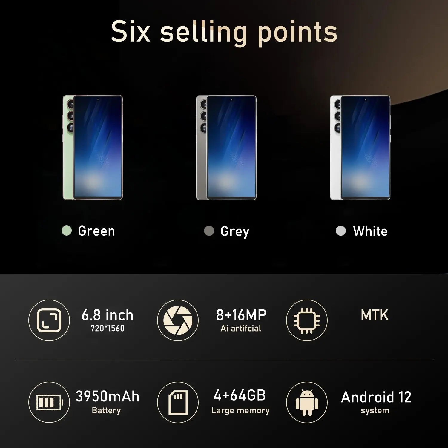 FUFFI smart phone unlocks global 4G networks, comes with a stylus