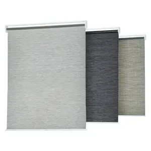 Woven Paper Roller Shades Light Filtering Cordless Window Blinds Natural Look Safe for Kids Pets Beige Cream 35W x 72H for Kitchen Living Room Office