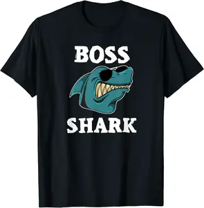 Boss Shark Doo Mommy Daddy Matching Family Bossy T-Shirt - Diamoniqu Shop 98B07TXQH8M6