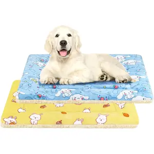 2 Pcs Self Warming Cat Bed, Washable Self Heating Pet Mat Soft Small Animal Winter Bed Pads Sleeping Pads for Rat Chinchilla Hedgehog Hamster Squirrel Ferret Cat Dog (27×21 Inch)