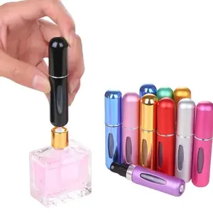 5PCS 5ML Refillable Perfume Atomizer Travel, Portable Mini Pocket Perfume Atomizer for Travel Accessories,Makeup Cosmetic Storage, Makeup Products, Cosmetic
