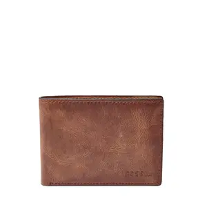 Fossil Men's Derrick Leather Bifold