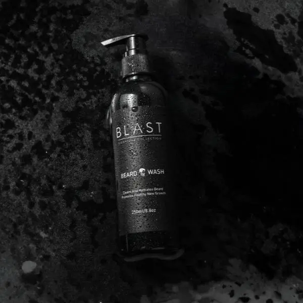 Blast Signature Collection Beard Wash - Gentle Cleanse, Hydrate & Soften for Healthy Beards with Coconut Oil - Daily Hair
