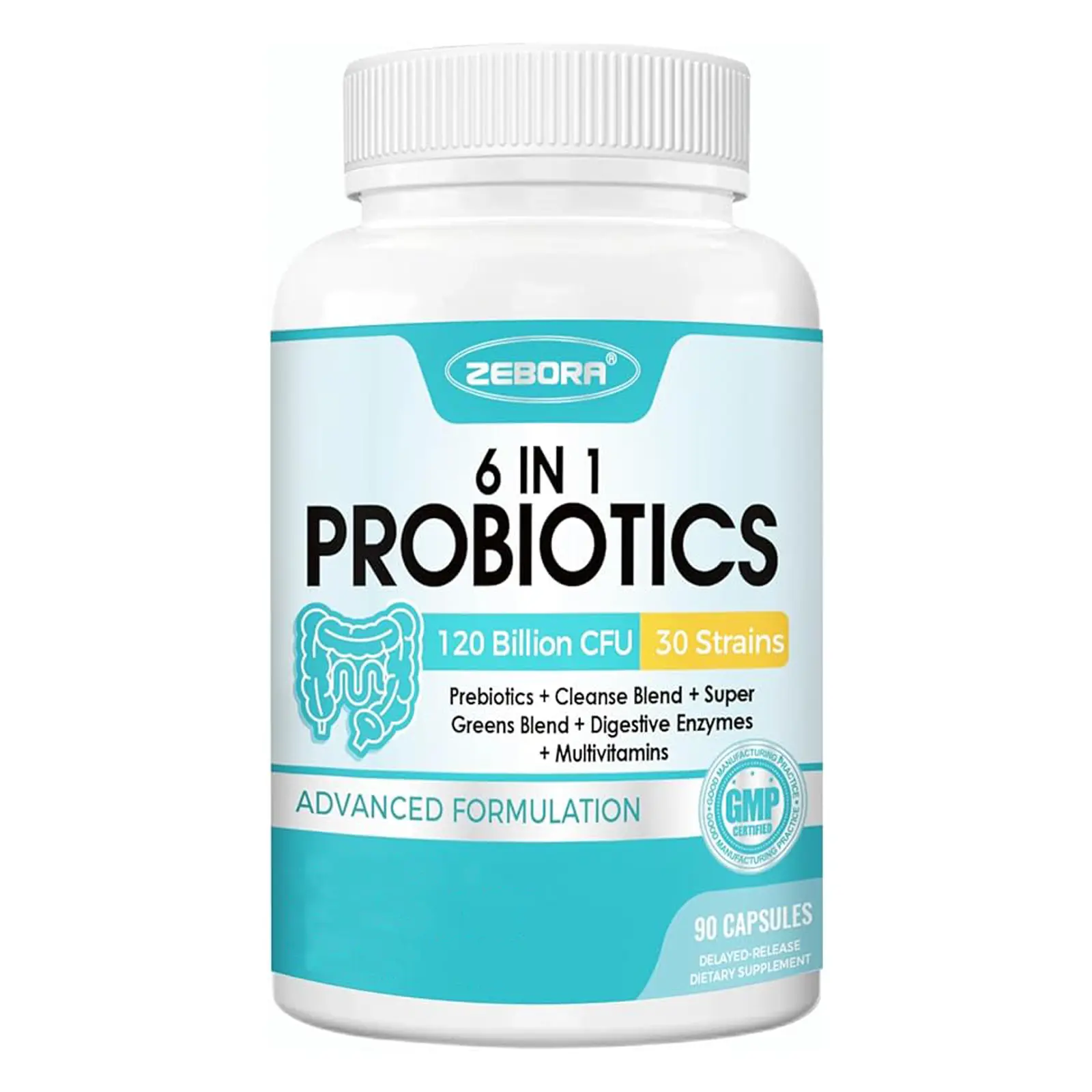 ZEBORA Probiotics for Men & Women Dietary Supplement Fitness Edible