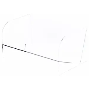 Plymor Clear Acrylic 29-CD Display Shelf, 12" W x 7" D x 5.5" H