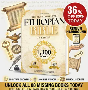 Hardcover Edition – The Complete Ethiopian Bible in English | 88 Scriptures Including Apocrypha, Book of Enoch, Jubilees & Sibylline Oracles | Study Christian Bible | Handy Size | 1,500 Books (88 Print + 1,412 Digital)