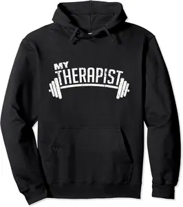 Barbell Weight Lifting Bodybuilding Dumbbell Pullover Hoodie - Ronniemu Shop 74B07Y5BH67H